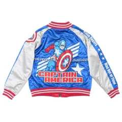 キャプテンアメリカ スカジャン アウター スーパーソルジャー MARVEL 丸眞 プレゼント キャラクター グッズ 