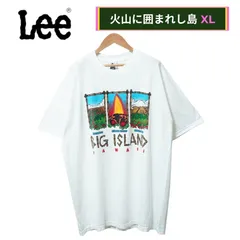 リー Tシャツ XLサイズ ホワイト 90s USA製 ヴィンテージ Lee ハワイ島 HAWAII ビックアイランド BIG ISLAND オーバーサイズ ビックシルエット ゆるだぼ ストリート Y2K アメカジ 古着 L209