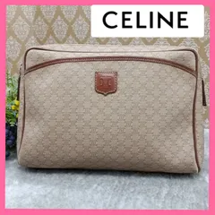 2024年最新】CELINE セリーヌ マカダム柄 ポーチ セカンドバッグ