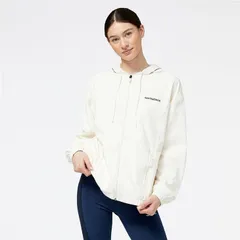 ニューバランス ウィンドブレーカー レディース 上下 Newbalance トリコットラインド ジャケット ロングパンツ セットアップ 裏起毛  スポーツウェア 女性 上下組 ウインドブレーカー  服 白/黒  /WJ23506-WP23517-SST