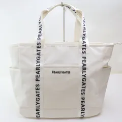 2504-39 パーリーゲイツ ロッカーバッグ ゴルフトートバッグ PEARLYGATES ナイロン製 ホワイトのサムネイル