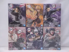 【未開封品】鬼滅の刃 VIBRATION STARS 竈門炭治郎Ⅱ 我妻善逸 不死川実弥 錆兎 宇随天元 悲鳴嶼行冥 フィギュア 6点 セット 314