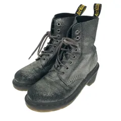 Dr.Martens ドクターマーチン 8ホールレースアップブーツ 表記サイズ:UK3 レザー    ブラック/グレー レディース / 240001162997