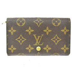 【中古】 ルイヴィトン LOUIS VUITTON ポルトモネ ビエ トレゾール L字ファスナー 二つ折り 財布 モノグラム レザー M61730 09JC823