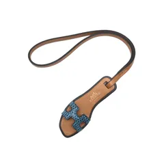 HERMES バッグチャーム サンダル　ブラウン/ブルー　箱付 楽天市場】【送料無料】【本物】未使用☆HERMES☆エルメス
