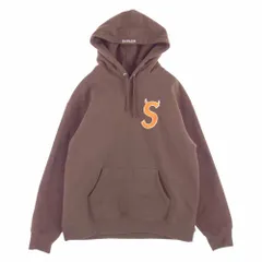 Supreme シュプリーム パーカー 22AW S Logo Hooded Sweatshirt ツノ Sロゴ フーデッド スウェットシャツ パーカー ブラウン系 L【中古】のサムネイル