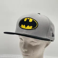 KO3369□ニューエラ バットマン キャップ 59FIFTY グレー×ブラック 71/4