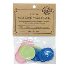 SPICE スパイス SPICE OF LIFE CIELO シーリングワックスシール3色12枚セット ピンク/青/グリーン NLG712 | ギフト デコレーション アクセント シーリングワックス シール 日用 雑貨