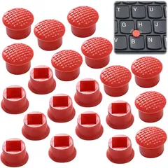 UTST 互換品 レノボ トラックポイント キーボード キャップ ソフトリム(赤Le20個)のサムネイル