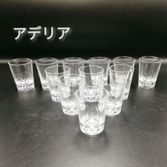 ADERIA　アデリア　石塚硝子　Ｗウイスキー　グラス　ウイスキーグラス　 ショットグラス　冷酒　１２個　新品未使用