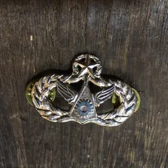 [美品]ピンバッチ　シルバー　陸軍　米軍 美品]ピンバッチ シルバー 陸軍 米軍 米軍グッズ ピンバッジ 陸軍 海軍