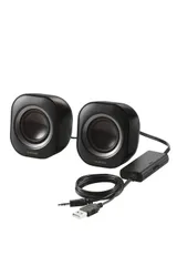 新品 エレコム スピーカー USB給電 4W コンパクト φ3.5ミニプラグ接続 ブラック MS-P08U2BK