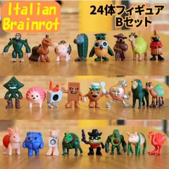 【数量限定お値下げ】トゥントゥントゥンサフール TungTungTungSahur フィギュア 24体セット B ItarianBrainrot イタリアンブレインロット