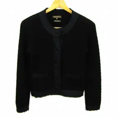 ボールジィ トゥモローランド ノーカラージャケット ウール アウター レディース 38サイズ ブラック系 BALLSEY 【中古】