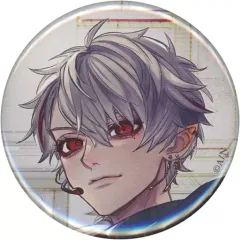 【中古】バッジ・ピンズ 葛葉(背景灰) 「バーチャルYouTuber にじさんじ Kuzuha Birthday Event Scarlet Invitation ランダム缶バッジ」