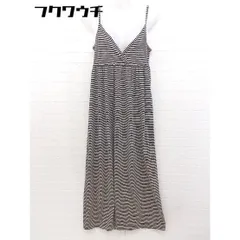 ◇ green label relaxing UNITED ARROWS キャミソール ロング ワンピース ベージュ ブラック レディース 【中古】 【1105060010286】のサムネイル