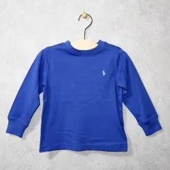 【新品】POLO RALPH LAUREN　ポロ　ラルフローレン　長袖　Tシャツ　ブルー　２歳　90cm