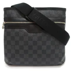 【栄】ルイヴィトン トマス ショルダーバッグ N58028 ダミエ・グラフィット シルバー×ブラック金具 メンズのサムネイル