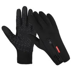 【新品】 手袋 手ぶくろ メンズ レディース 防寒 防風 撥水 グローブ 裏起毛 裏フリース スマホ手袋 スマホ タッチパネル 自転車 バイク タッチスクリーン スマホ対応 スキー スノボ 防寒手袋 アウトドア かわいい ギフト プレゼント 1