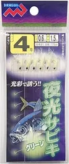【新品・4営業日で発送】マルシン漁具 夜光サビキ グリーン 4号
