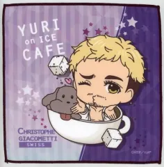 【中古】タオル・手ぬぐい(キャラクター) クリストフ・ジャコメッティ 「ユーリ!!! on ICEカフェ マイクロファイバークロス(SD)」