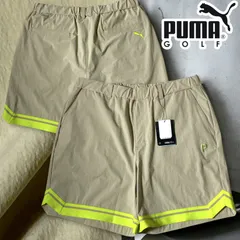 新品 PUMA GOLF プーマ ゴルフ COOLCELL 速乾抗菌 形態安定性 シワ防止 型崩れ防止 ロゴプリント 4WAY ストレッチ RXL ショートパンツ ゴルフウェア 627689 メンズ スポーツ アウトドア 普段使い タウンユース RS316