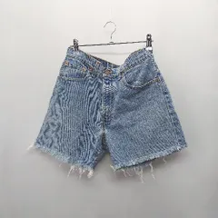 ◇ ⊂ Levi's リーバイス デニム ショートパンツ ブルー系 レディース E  【1410290011928】
