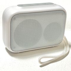 Bluetooth Speaker WS001 ブルートゥース スピーカー コンパクト スマート 持ち運び便利 ダイソー DAISO ホワイト【391】
