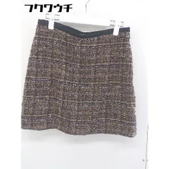 ◇ LAPIS LUCE BEAMS ラピスルーチェビームス ミニ 台形 スカート サイズ38 ベージュ系 マルチ レディース  【中古】 【1107150010527】のサムネイル