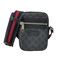 グッチ　ショルダーバッグ　GGスプリーム　メッセンジャー　レザー　メンズ グッチ GUCCI 682357 K5RLN ショルダーバッグ メンズ バッグ