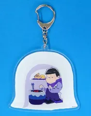 【中古】キーホルダー・マスコット(キャラクター) 一松(雪あそびver.) アクリルキーホルダー 「おそ松さん」 C91グッズ