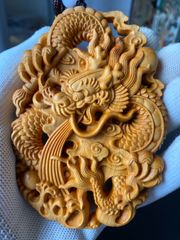 龍の彫刻 壁掛け飾り 中国結び - メルカリ