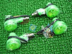 汎用 カラーウインカー 在庫有 即納 社外 社外 新品 バイク 部品 4個セット ホークザリゴキCBX CB400SF ゼファー400 CB1300SF zKのサムネイル