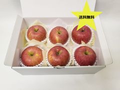 りんご（サンふじ）×6玉（約2㎏）秀品　青森県産／長野県産　旬のフルーツ　御歳暮