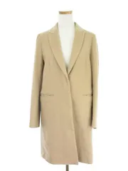 B&Y ユナイテッドアローズ BEAUTY&YOUTH ビューティー&ユース コート チェスター 比翼 ウール M ベージュ amy