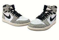 ナイキ NIKE 22年製 AIR JORDAN 1 RETRO HIGH OG ELEPHANT エア ジョーダン レトロ エレファント 白 灰色 DZ5485-052 メンズ靴 スニーカー ホワイト 29cm 104-shoes217