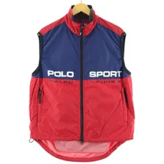 専用☆polosportrlxポロスポーツ☆サイクリングナイロンベスト90s