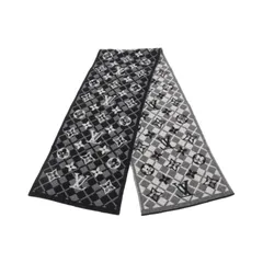 ルイ・ヴィトン LOUIS VUITTON マフラー エシャルプ モノグラム マウンテン M77135 ブラック その他 エシャルプ モノグラム マウンテン メンズ Used A