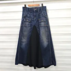 ヴィンテージ UNIQLO(ユニクロ) リメイク デニムロング スカート- ウーマンズ 30 度合