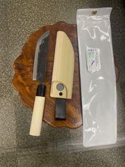 収穫包丁　鉄製　サヤつき