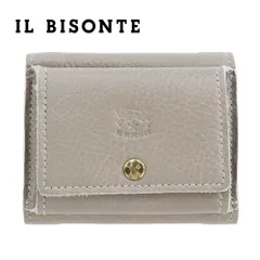 イルビゾンテ 財布 三つ折り IL BISONTE C0940 EP 1040 KHAKI グレーカーキ SMW061 ミニ財布 コンパクトウォレット スマートウォレット 札入れ 小銭入れ カード