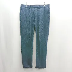 ◇ Θ BEAUTY & YOUTH UNITED ARROWS ギンガムチェック柄 ワイドパンツ サイズXL ネイビー ブラック レディース E  【1501230050005】