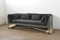 ★事前問合せ必須★ DEDON デドン ムウソファ4 MU 4-Seater ソファ 中古 美品 ドイツ アウトドアリビングブランド 3人掛け 三人掛け 3P リペア+発送まで3週間前後 R-080349