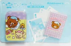 【中古】小物入れ・マルチケース・缶ケース リラックマ 缶ケース＆トランプ 「一番くじ リラックマ～夜ふかしテーマ～」 H賞 缶ケース＆夜ふかしセット