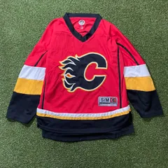 キッズ古着 90s ホッケージャージ 刺繍ゲームシャツ M