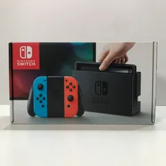 【中古品】 Nintendo Switch ニンテンドー スイッチ 本体 Joy-Con (L) ネオンブルー (R) ネオンレッド 旧型 【034-250911-mh-08-fuz】