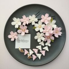 つまみ細工の髪飾り 桜 ピンク 成人式 卒業式 七五 【No.56】三 - メルカリ