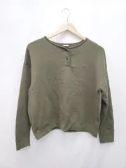 ◇ PAR ICI パーリッシィ 半袖 ハーフボタン カットソー サイズF カーキ レディース P  【1405230010239】のサムネイル