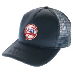 KITH (キス) '47 for the NY YANKEES BRAND HITCH FM TRUCKER CAP ニューヨークヤンキース ブランドヒッチ トラッカーキャップ ネイビー