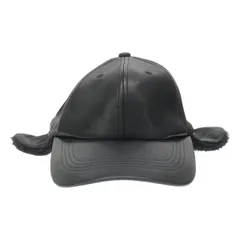 KIJIMA TAKAYUKI キジマ タカユキ 耳あて付き レザーキャップ 192713 ブラック F